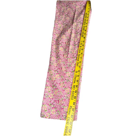 Ralph Lauren Pink Floral High Waisted Stretch Straight‎ Leg Pants Sz. 6 - Picture 4 of 13